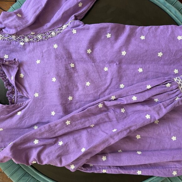 Sezane lilac blouse - Picture 2 of 6